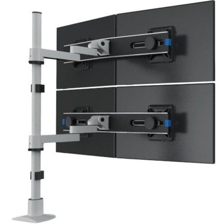Innovative Office Products Quad Mount Stack Two Over Two, 24 Inch Or Smaller. Mount Anywhere 9112SWITCHDFM104